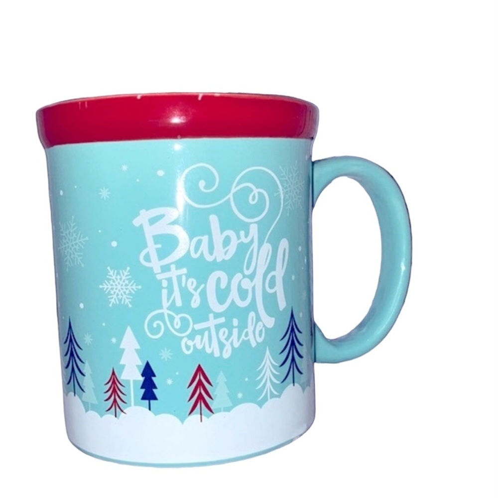 Baby it’s cold outside large Christmas coffee mug